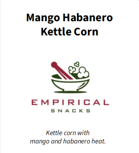 Mango Habanero Kettle Corn