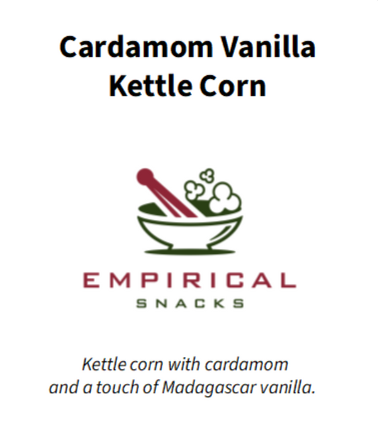 Cardamom Vanilla Kettle Corn