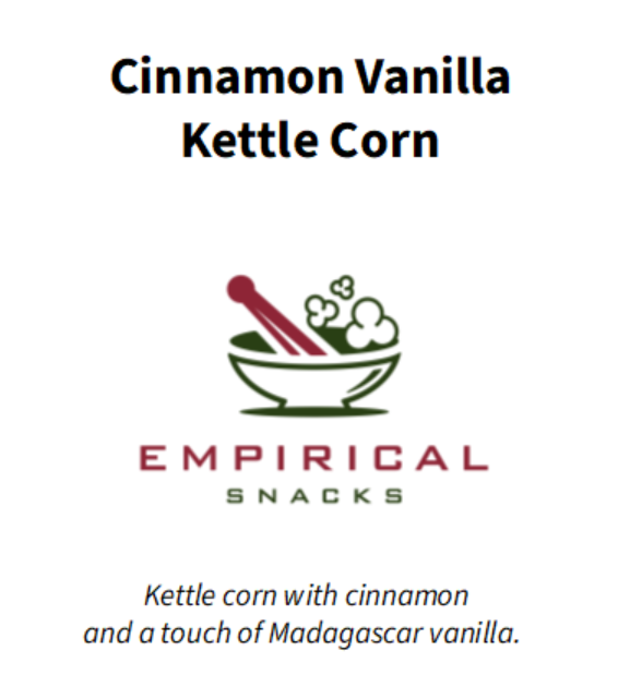 Cinnamon Vanilla Kettle Corn