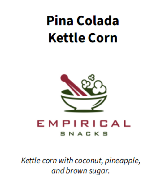 Pina Colada Kettle Corn